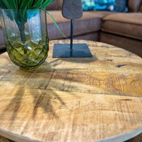 3er Couchtisch Set Halle - Gr. 1 - klein mit 2 cm Platte