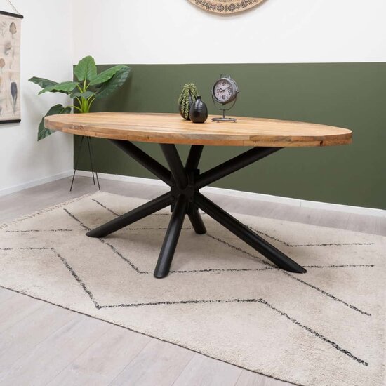 Esstisch München oval 200 cm