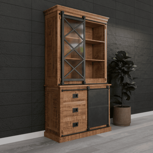 Vitrinenschrank Wolfsburg -  120 x 220 cm