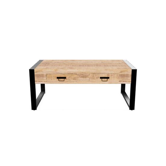 Couchtisch Flensburg mit Schubladen 130 x 70 x 45 cm.